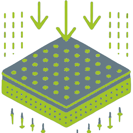 Forte pénétration sur surfaces poreuses